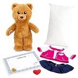 Casdon Build-A-Bear Workshop Mini Bear | 9 Inch (22.9cm) Plush Bear with Outfit & Accessories...