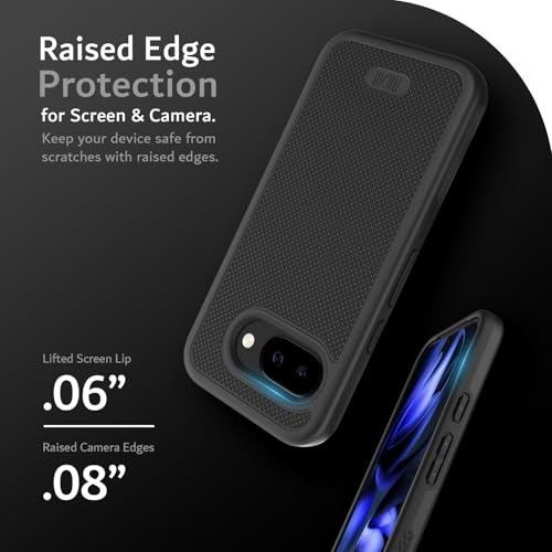 Image of TUDIA MergeGrip Magsafe Compatible for Google Pixel 9a Case - Matte Black
