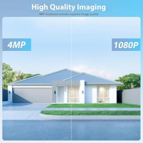 Image of PRAMA PT-NC140D3-WNM(D2) 4MP Fixed Bullet Network Camera, 2560x1440 Resolution, Smart Dual Light, Built-in Microphone, H.265 Compression, Weatherproof IP67