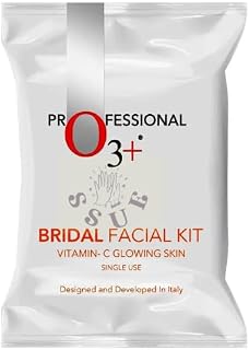 O3+ Bridal Facial Kit Vitamin C (136gm) Glowing Skincare - Valentine's Day Edition For All Skin Type Gift