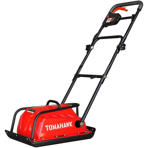 Electric Vibratory Plate Compactor Tamper 1.25 Amp for Gravel Soil Compaction