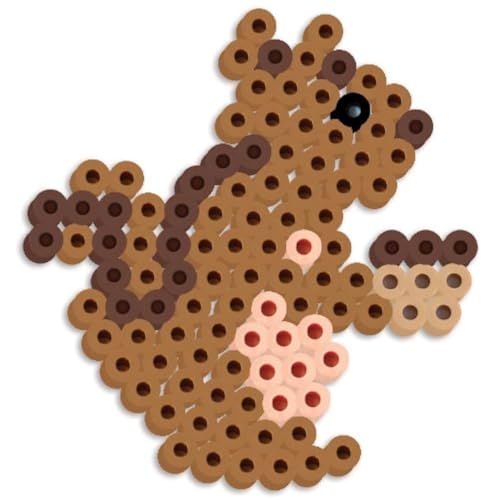 Perler Beads Kit de fusibles écureuil silicone plaque perle repasser loisir créatif