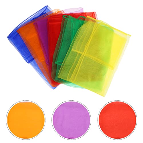 BESPORTBLE Girls Scarf Set 12pcs Square Veil Scarf Boys and Girls for Performance4