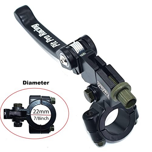 Clutch Brake Lever Set, Aluminum Alloy Folding Brake Lever Fits for 22mm 7/8 inch Handlebar 110cc 125cc 140cc TTR 125cc SSR CRF KLX Xmotos BSE KAYO Pit Dirt Bikes - Thumbnail 2