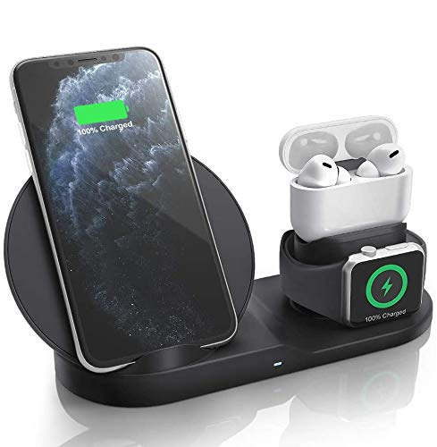 AceScreen Wireless Charging Station – Multi-USB Ladegerät Mit LCD-Anzeige, Bis Zu 60W, Für Reisen