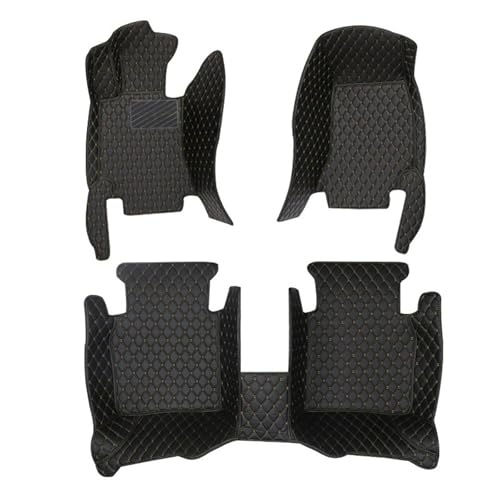 Tapis de sol voiture Fiat Argo 2020-2022 premium noir et finitions or