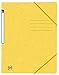 Produktbild Oxford Eckspanner A4 ohne Klappen, aus Karton, gelb, 10 Stück