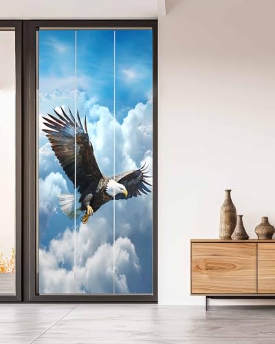 Película Decorativa para Ventanas de Privacidad Azul 35.4x78.7 in miniatura 2
