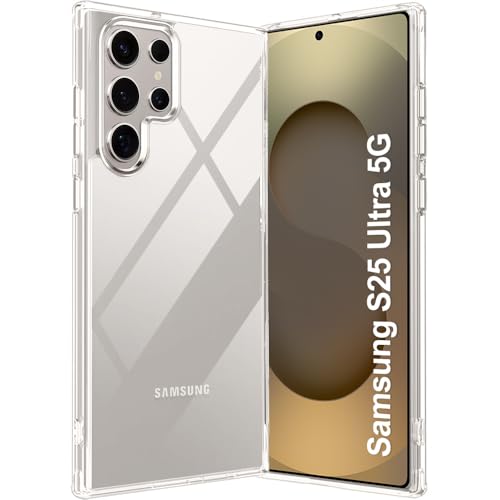 TheGiftKart Ultra-Hybrid Crystal Clear Back Case Cover for Samsung Galaxy S25 Ultra 5G | Shockproof Design | Hard Back Cover Case for Samsung Galaxy S