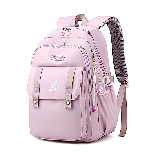 University Bookbag copmuter Daypack Backpack Outdoor Bag Waterproof Travel Notebook College Backpack (Purple 1)