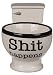Produktbild OOTB 78/8286 Kaffeebecher, Kaffeetasse, - Toilette/ Klobecher/ WC shit happens, Weiß