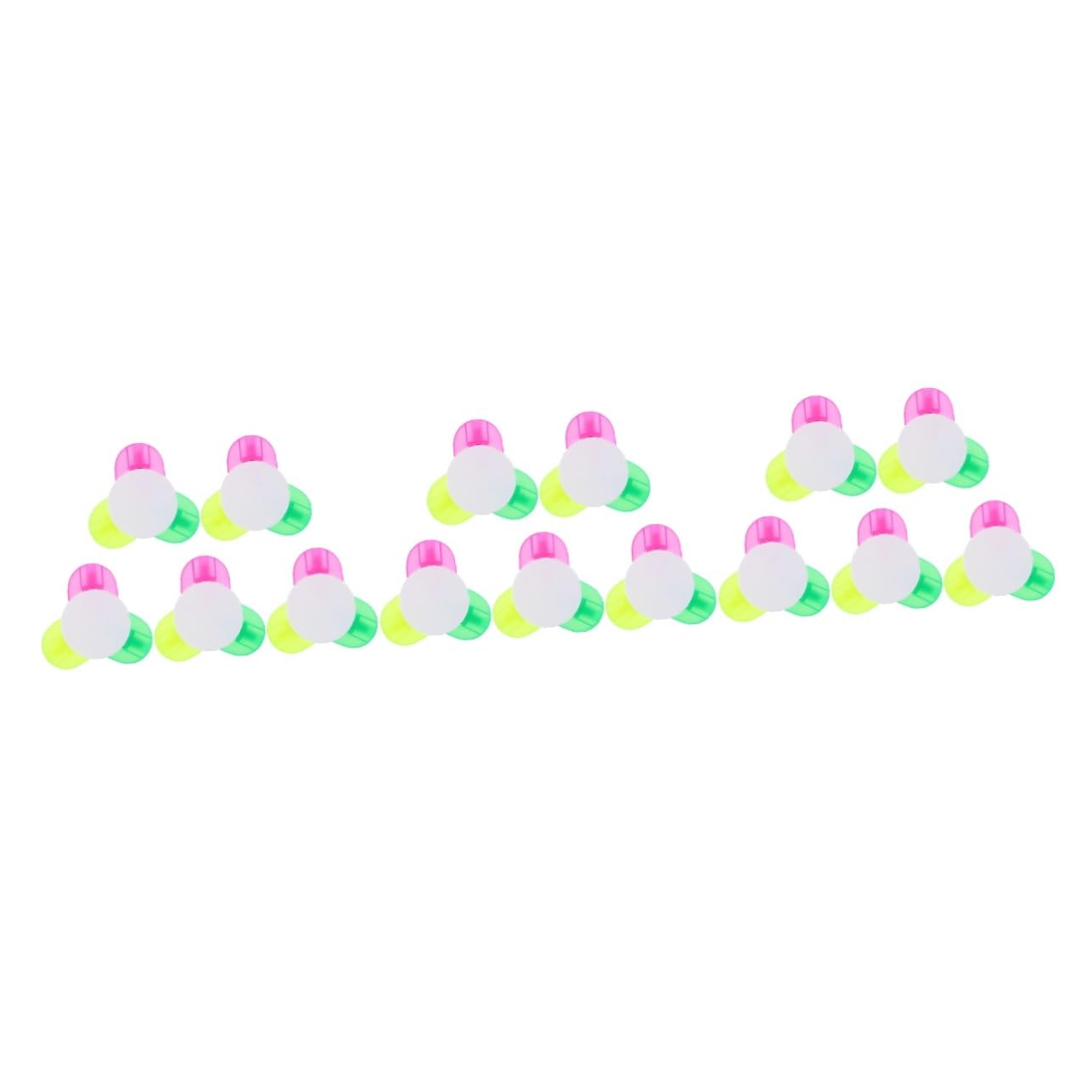 HOMSFOU 3 Set Evidenziatori Fluorescenti Colorati Per Scuola E Ufficio Leggeri E Compatti Per Creatività 5 Pezzi * 3