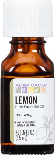 Aura Cacia 100% Pure Essential Oils - Lemon - 0.5 oz