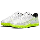botas nike tiempo verdes Jr Vapor 14 Academy Tf Nike Jr Vapor 14 Academy TF, Zapatillas de fútbol, White Black Metallic Silver Volt, 36.5 EU