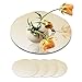 Strehknewen Set di 4 vassoi decorativi rotondi per matrimoni, specchi decorativi dorati, senza punti adesivi, specchi decorativi in acrilico per tavolo, matrimonio, specchio da parete piccolo, rotondo immagine