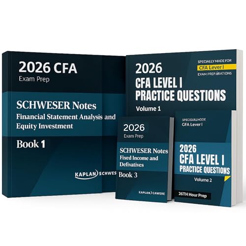2026 CFA Level 1 study material compatible with Kaplan schweser c...