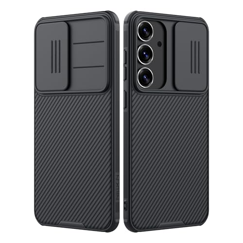 Image of Nillkin for Galaxy S25 Plus Case, [Camera Protection] with Slide Camera Cover, Slim Stylish Protective Case for Samsung Galaxy S25 Plus 5G 6.7 inch-Black