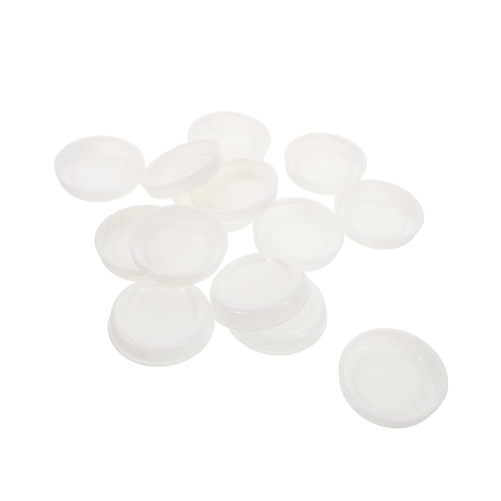 LALAFINA Cardboard Tubes Caps 30pcs Plastic End Cap Covers for Mail Storage Craft Paper Tube