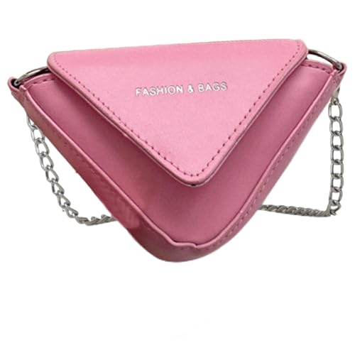 Sac Avec Élingue De Chaîne De Femmes - Sac De Harnais Pour Filles, Sac À Bandoulière À La Mode | Petite Chaîne D'Embrayage En Frma De Stockage Sûr, Brsa Avec Imbra, rose, Fare riferimento alla