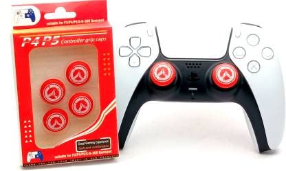 GAMENOPHOBIA Designer Series Thumb Grip for PS5,PS4,PS3, Xbox and NS-PRO (4Pcs) Gaming Accessory Kit Red White-picture-17