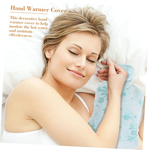 COOLHIYA Bolsa de agua quente manga quente portátil manga de bolsa protetor de bolsa de água quente