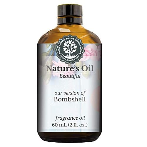 Bombshell Fragrance Oil (60ml) for Perfume, Diffusers, Soap Making, Candles, Lotion, Home Scents, Linen Spray, Bath Bombs, Slime