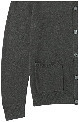 image for Amazon Essentials Men's Cotton Cardigan Sweater, Charcoal Heather, X-L