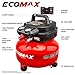 Air Compressor, 6-Gallon Pancake Air Compressor, MAX 175PSI, Compressor for Air Tools with 10 PCS Air Compressor Accessories Kit
