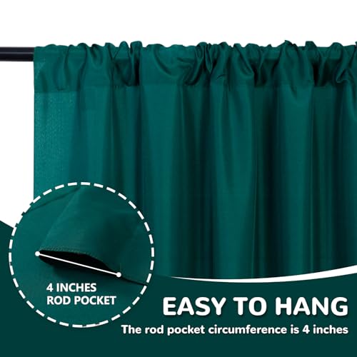 Cortinas pantalla fondo foto 10x8 ft verde hunter MEETSKY miniatura 5