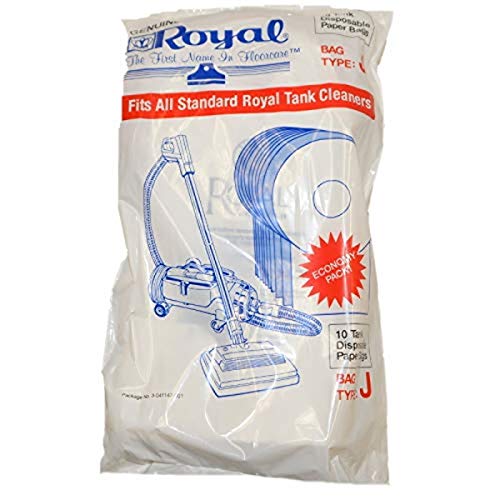 Royal Dirt Devil 3041147001 Paper Bag, Royal Tank J Pony 401, 4100-4600 10 Pk