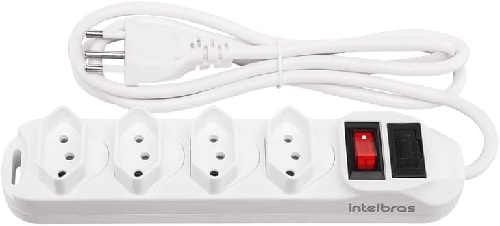 Filtro de Linha com 4 tomadas EPE 1004 Branco Intelbras