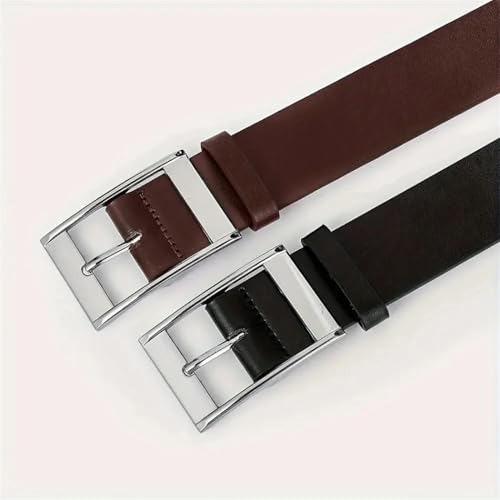YTR6TW Men Luxury Belt PU Leather Belts Metal Pin Buckle Waist Strap Belts Jeans Belt2