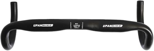 Miniatura 3 de UPANBIKE Engranaje fijo bicicleta carretera aleación de aluminio barra doblada manillar 31.0.315 in 16.535 in