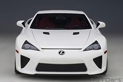 Lexus LFA Whitest White modelo 1/18 Autoart miniatura 5