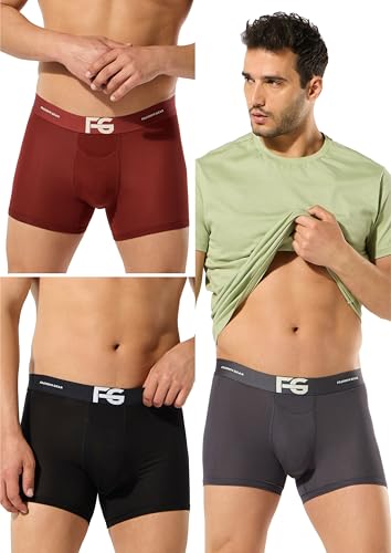 Image of ESSA Men's Ultra-Soft Modal Trunk Underwear | Moisture-Absorption with 4-Way Stretch | Breathable Contour Pouch, Microfiber Waistband with Spandex