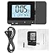 Projekcja Cyfrowy budzik USB, Projektor zegara cyfrowego z higrometrem termometru wewnętrznego, Podwójny budzik wielokrotnego ładowania do sypialni Podróż na baterie