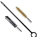 VicBre 2 Set 9mm Handgun Cleaning Kit Bronze Nylon Bore Brush with Nylon Cleaning Rod
