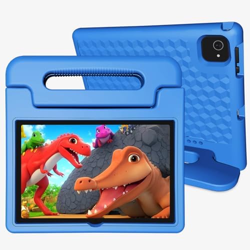 Tablet for Kids Age 3-12 10.1 inch Android 14 6000mAh 8GB RAM+64GB ROM(Expandable to 1TB Kids Tablet WiFi6 Google Kids Space Parental Control 1280 * 800 HD Screen