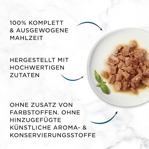 Gourmet Perle Erlesene Streifen Katzenfutter nass, Sorten-Mix, 60er Pack (60 x 85g)