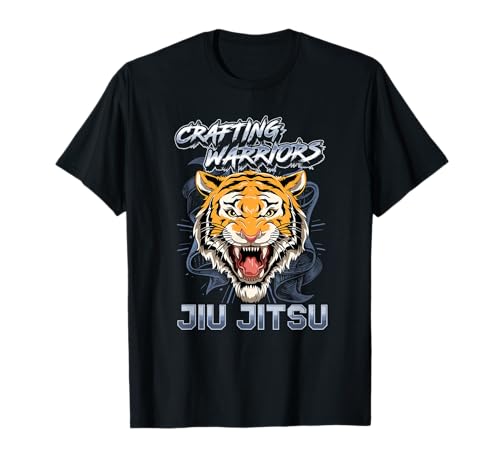 Jiu Jitsu Warrior - Grappling BJJ Angry Tiger T-Shirt