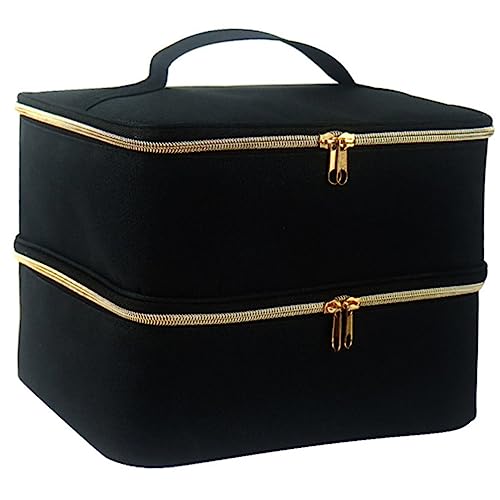 Trousse multifonction et sac de rangement cosmétique portable compact pour maquillage quotidien