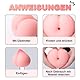 Tragbare Pinchable Pfirsich Realistische Masturbatoren für Männer, Manuelle Masturbator Cup Sex Spielzeug für die Männer, 3D Realistische Vagina Oralsex, masturbieren für männer, Penis Trainingsgerät
