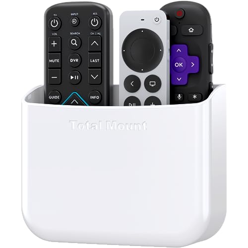 TotalMount Hole-Free Remote Holder for 2-3 Remotes