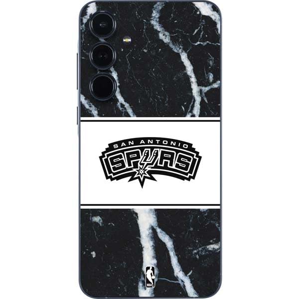 Skinit Decal Phone Skin Compatible with Galaxy A36 5G - Officially Licensed NBA San Antonio Spurs Marble Design