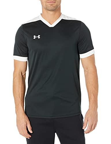 Under Armour Men's Maquina 3.0 Jersey, (001) Black / / White, Large