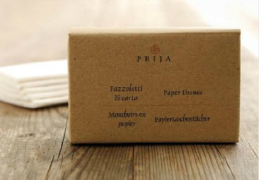 Mouchoirs de papier GFL Prija haut de gamme en lot de 300 x 5pz