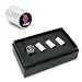 4pcs VA032 Chrome Car Styling Accessories Wheel Tire Valve Caps Stem Air For SAAB Vector Linear Aero