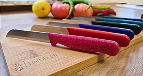 Solingen / 6x / Edelbach / 6er messenset gemaakt in Duitsland Universeel mes, fruitmes, groentemes, schilmesje, zeer scherp - Image 6