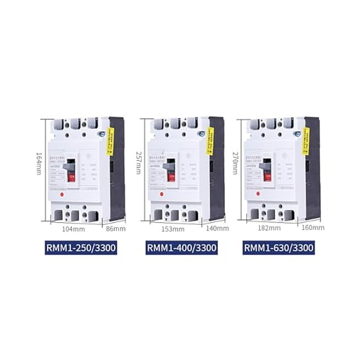MCCB protection surcharge et court-circuit interrupteur air 4P