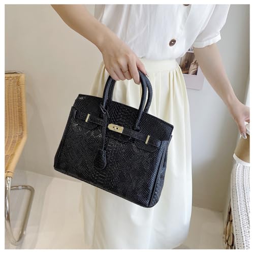 Fengjinruhua 01 Women'S Snake Pattern Top Handle Satchel With Detachable Strap Ladies Designer Leather Crossbody Bag thumb #3